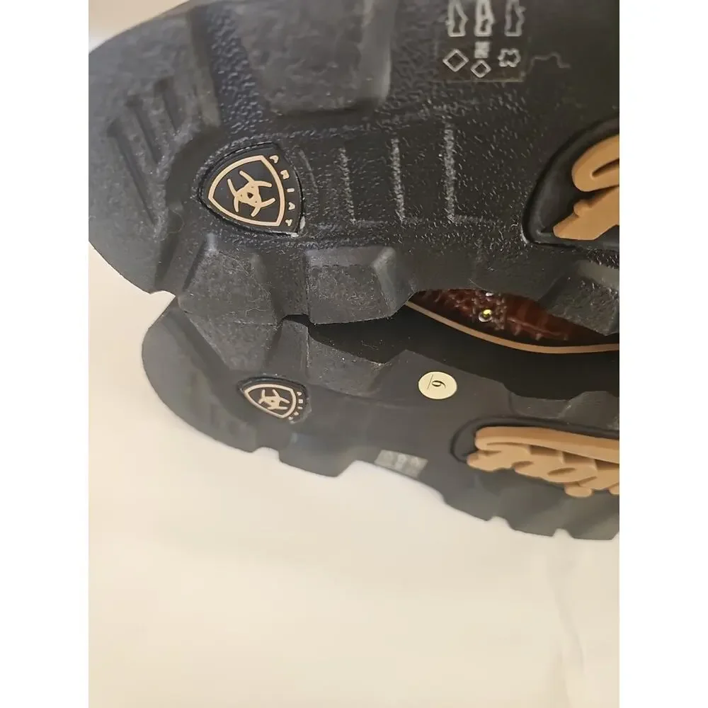 Ariat Boots Womens Fatbaby Gembaby Tall Buckaroo Heart Cowgirl Size 6 - Picture 6 of 11